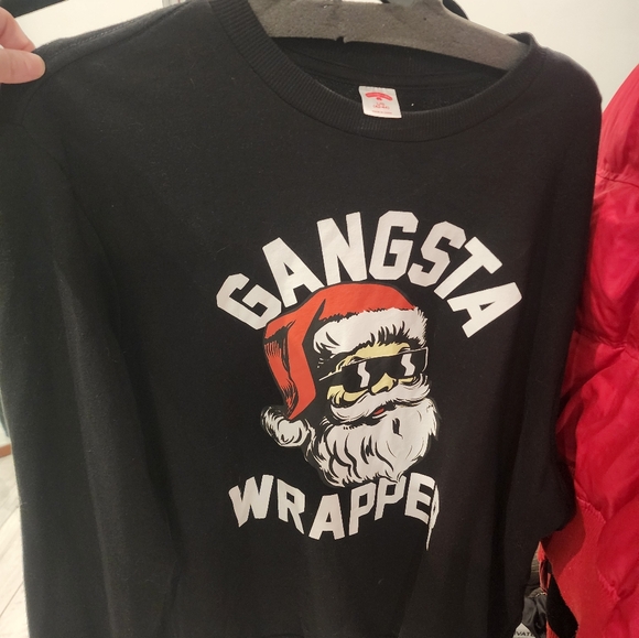 Gangsta Wrapper Ugly Christmas Sweater - Picture 3 of 4